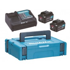  Makita POWERPACK komplekts DC10SB + 2x4 Ah MAKPAC