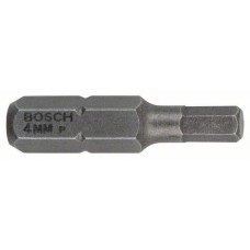  BOSCH skrūvgrieža uzgalis sešstūrains 4 mm 25 mm Extra Hard