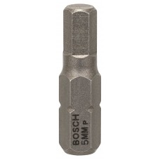  BOSCH skrūvgrieža uzgalis sešstūrains 5 mm 25 mm Extra Hard