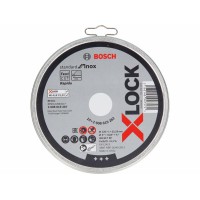 BOSCH X-LOCK standarts INOX griešanas disks 125x1 mm (10 gab.)