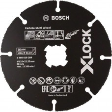 BOSCH X-LOCK Carbide Multi Wheel disks 125x1 mm