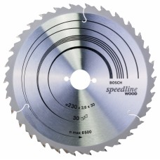 BOSCH SpeedlineWood zāģa disks 230x2,4 mm T30