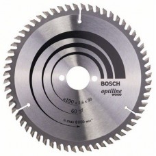 BOSCH Disks 190x30x2.6mm T60 OptilineWood,