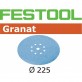 FESTOOL Granat smilšpapīrs P220 225 mm FESTOOL Granat smilšpapīrs P220 225 mm