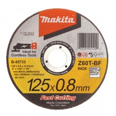  Makita Z60T-BF griešanas disks nerūsējošam tēraudam 125x0,8 mm