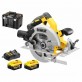 DeWALT DCS570P2 ripzāģis 2x5 Ah