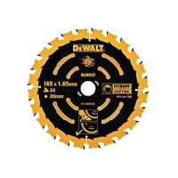 DeWALT ripzāģa disks kokam  165 mm T24