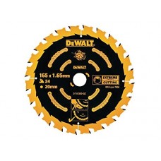 DeWALT ripzāģa disks kokam  165 mm T24