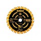 DeWALT ripzāģa disks kokam  165 mm T24