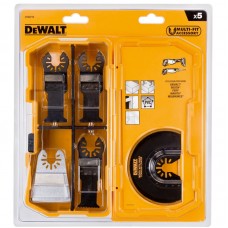 DeWALT komplekts Multitool 20701x2+20704+20714+20711