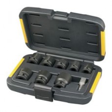  DeWALT trieciena galvu komplekts 1/2" (9 gab.)