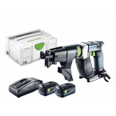 FESTOOL DWC 18-2500 Li 5,2-Plus lentveida skrūvgriezis 2x5,2 Ah