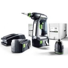 FESTOOL C 18 Li 5,2 Set urbis - skrūvgriezis 2x5,2 Ah