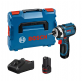 BOSCH GDR 12V-105 smūginis suktuvas 2x2 Ah L-Boxx