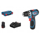 BOSCH GSR 12V-15 FC gręžtuvas - suktuvas 2x2 Ah L-Boxx
