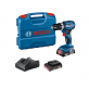 BOSCH GSB 18V-45 smūginis gręžtuvas - suktuvas 2x2 Ah L-Case