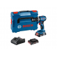 BOSCH GSB 18V-45 smūginis gręžtuvas - suktuvas 2x2 Ah L-Boxx