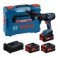 BOSCH EXPERT EXSB18V-150 smūginis gręžtuvas - suktuvas 2x8/1x5.5 Ah L-Boxx