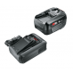BOSCH PBA 18V + AL 18V-44 rinkinys 1x6 Ah          