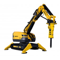  BROKK 500 radio vadāms nojaukšanas robots