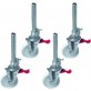 ZARGES ritenis alumīnija tornim d 150 mm ZARGES ritenis alumīnija tornim d 150 mm