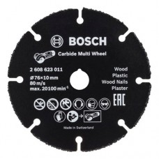 BOSCH cietmetāla disks GWS 76x10x1 mm