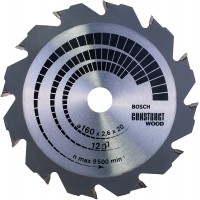 BOSCH ConstructWood dripzāģa disks 160x20x2.6mm