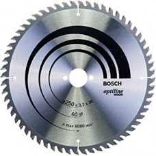 BOSCH Disks 250x30x3.2mm T60 OptilineWood