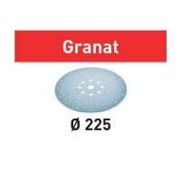 FESTOOL smilšpapīrs Granat (PLANEX) STF-D225/9-P40-GR/25