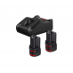 BOSCH GBA 12V 2x2,0 Ah + GAL 12V-40 komplekts